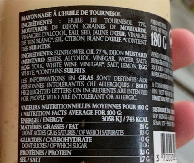 JEAN D'AUDIGNAC Mayonnaise à l’huile de tournesol packshot
