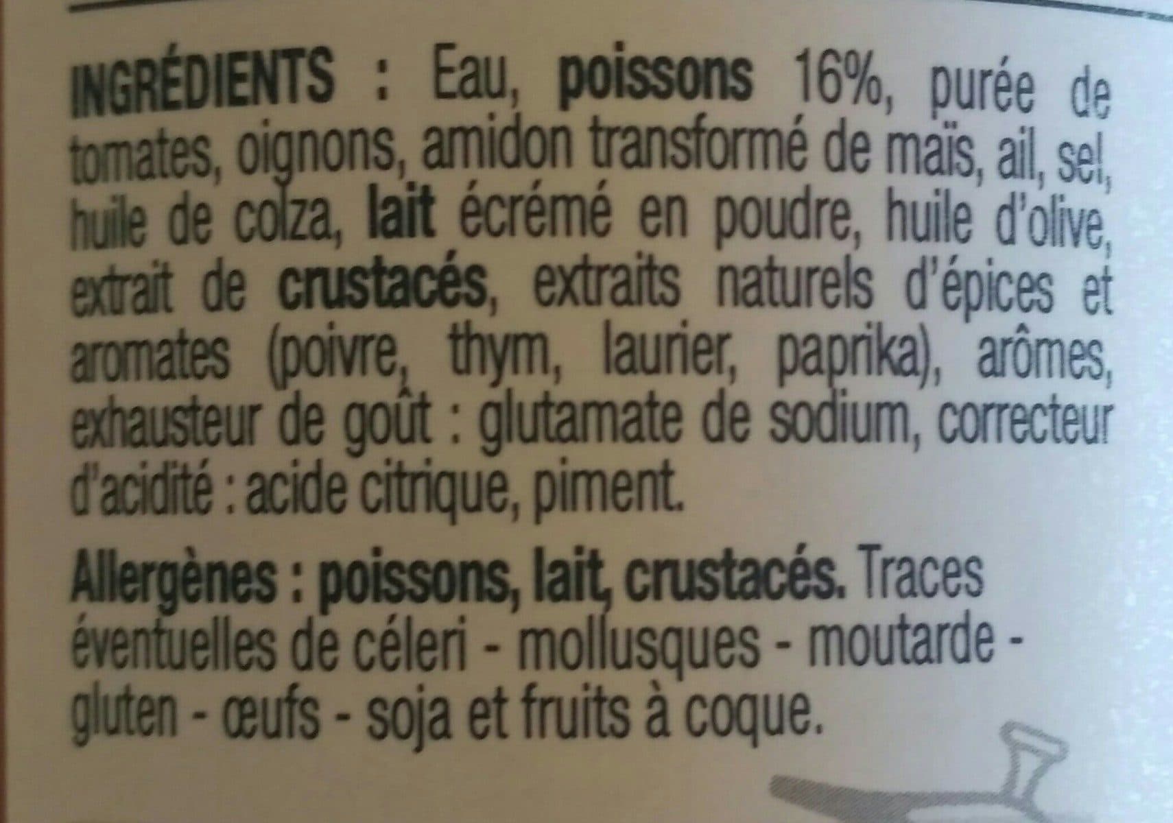 Le Potager De Grand Mère Soupe De Poisson packshot