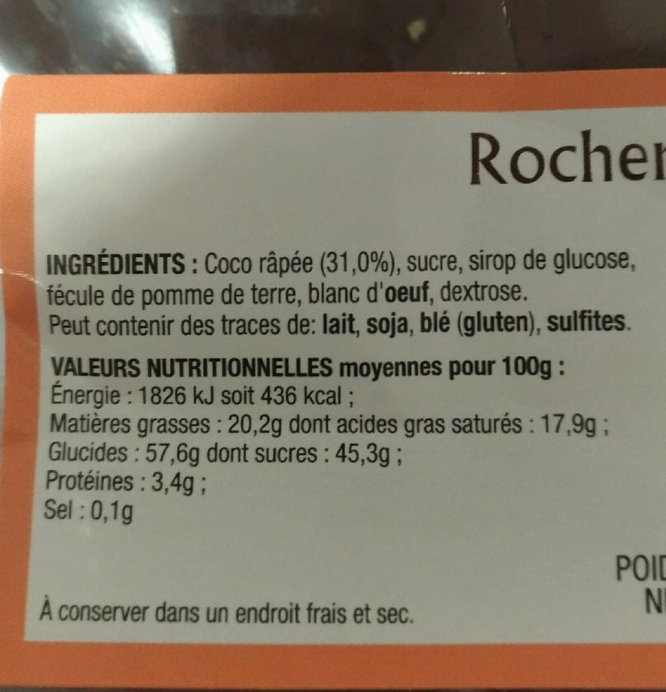 Canto Rochers coco packshot