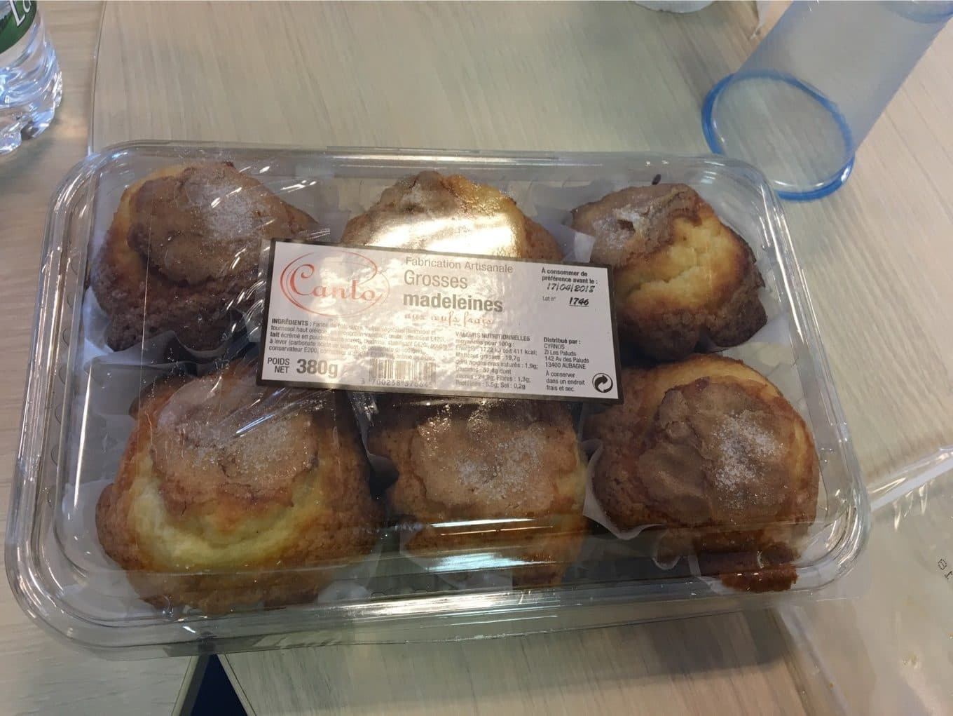 Canto Grosses Madeleines packshot
