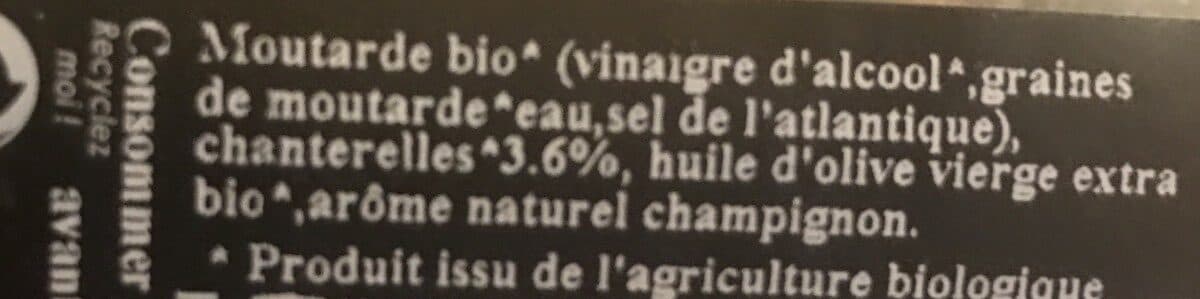 Jean d'Audignac Moutarde bio aux chanterelles packshot