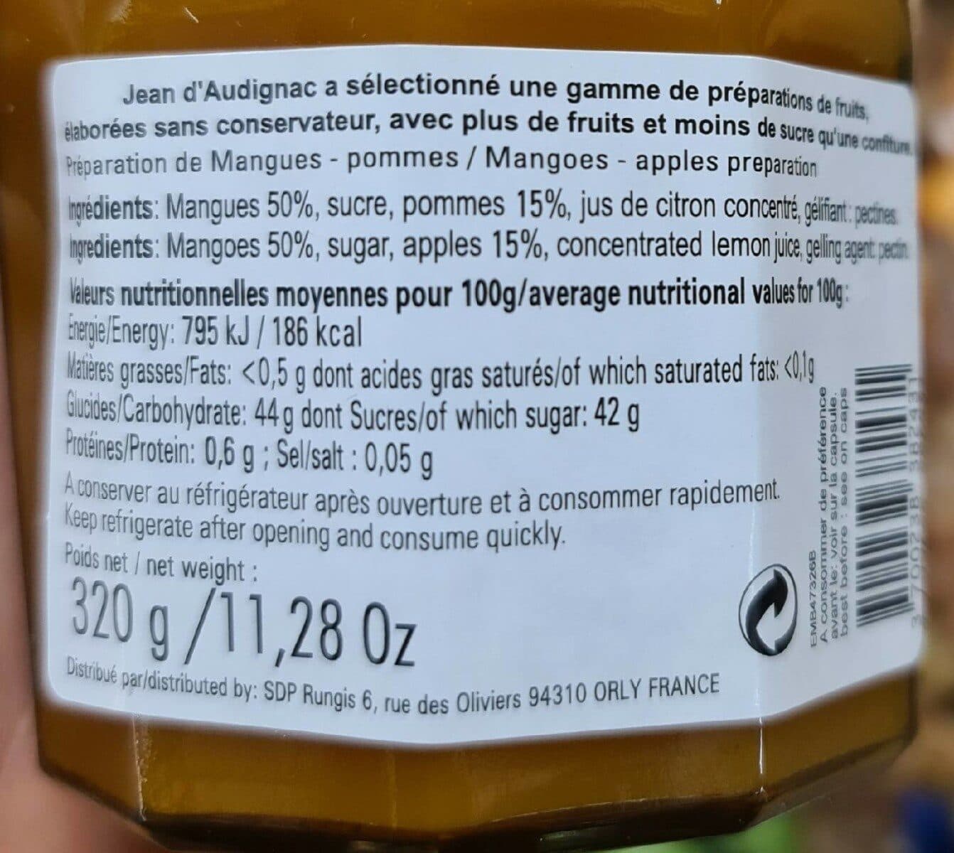 Jean d'Audignac Confiture packshot