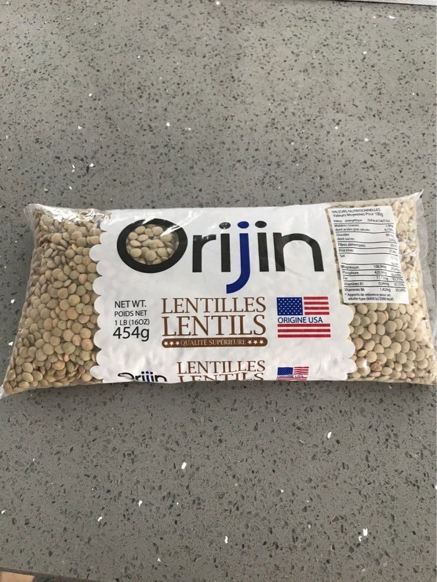 Open Food Facts Lentilles packshot
