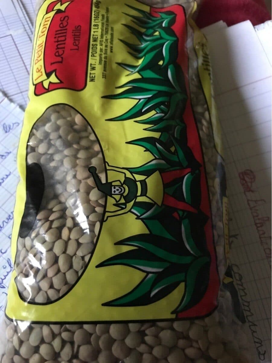 Open Food Facts Lentilles packshot