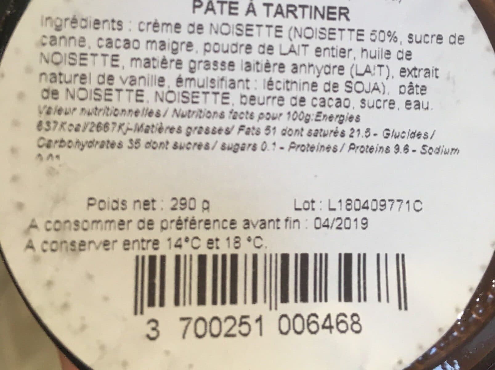 Chapon Pâte a tartiner démoniaque packshot