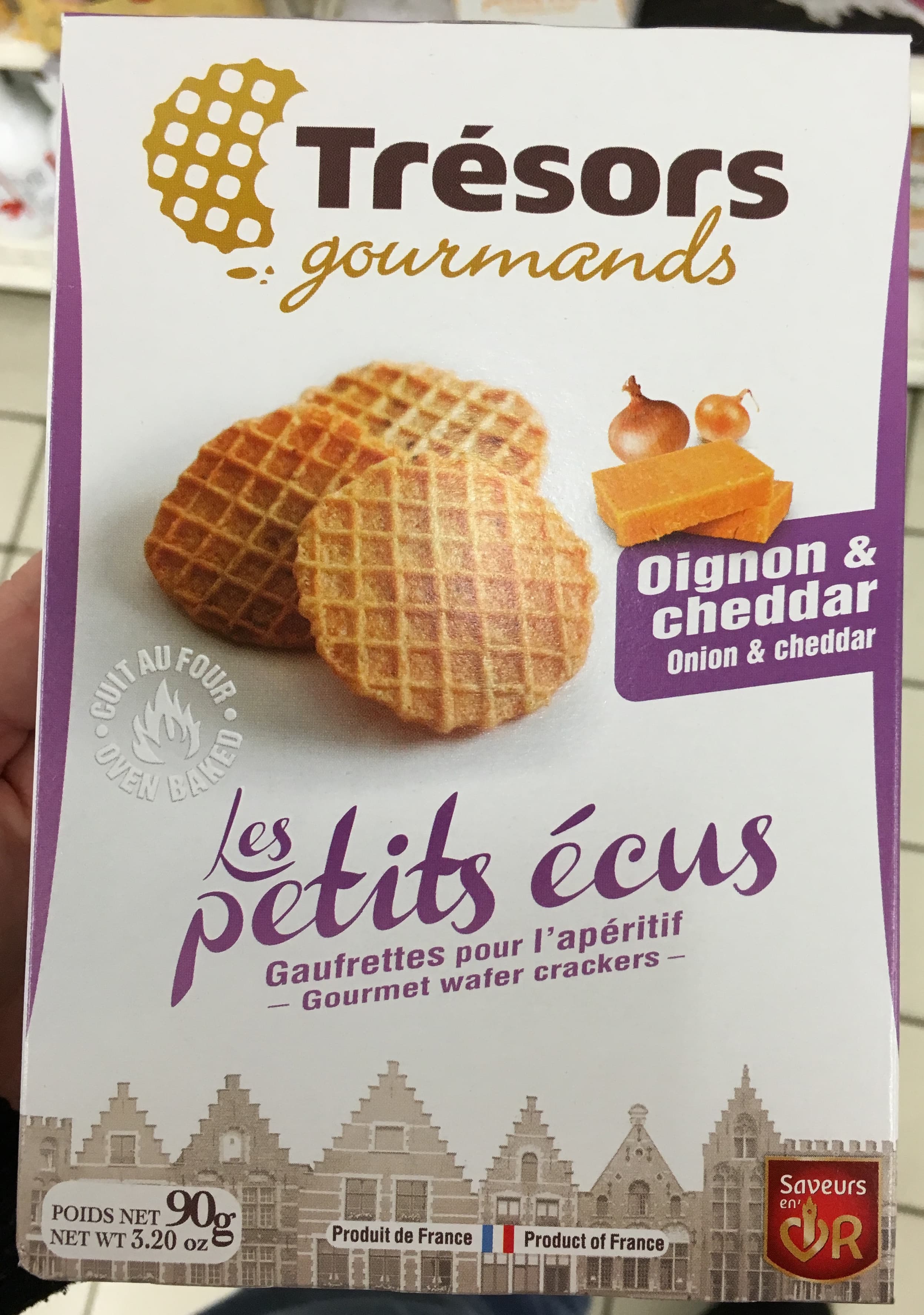 Trésors Gourmands Les Petits Écus Oignon & Cheddar packshot