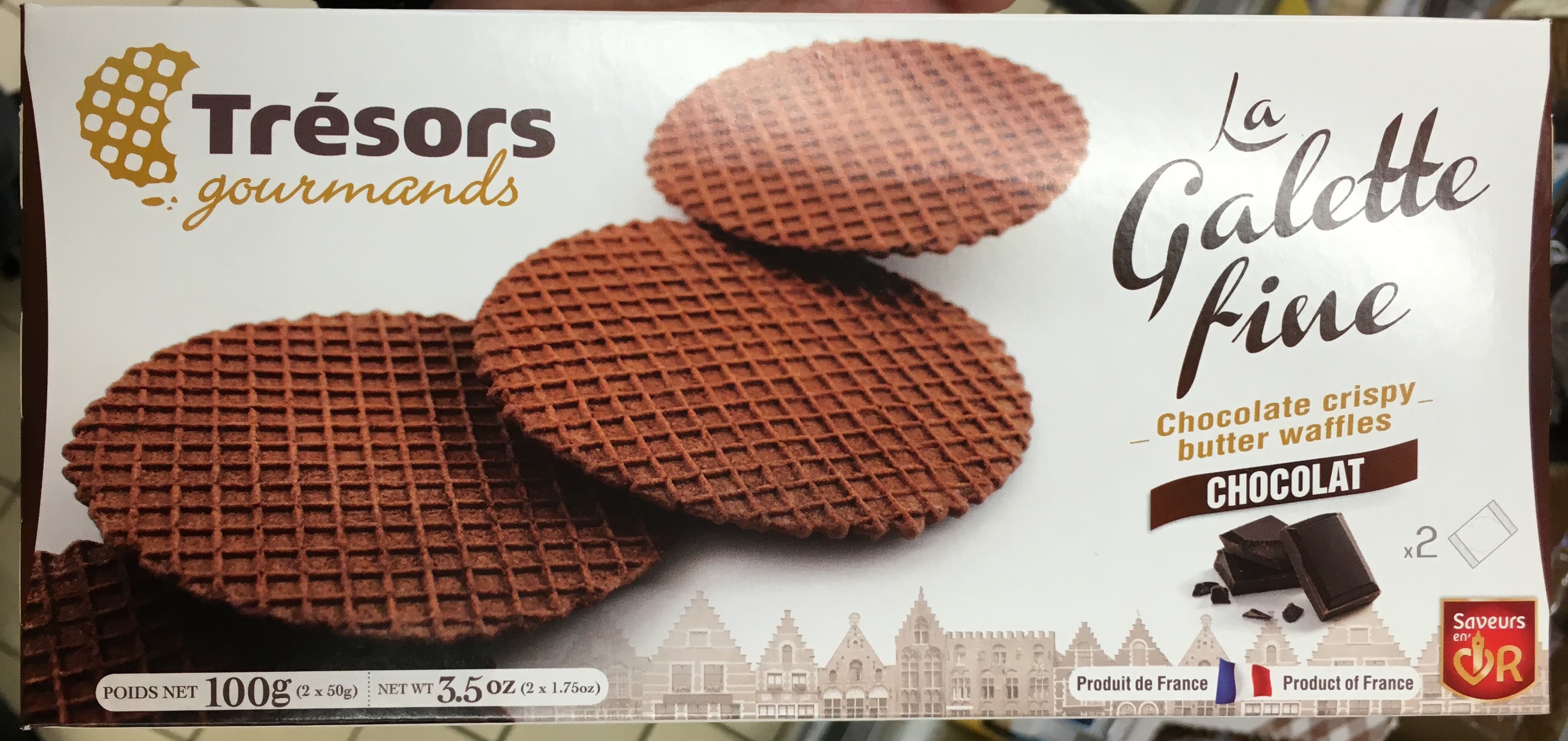 Trésors gourmands La Galette fine Chocolat packshot