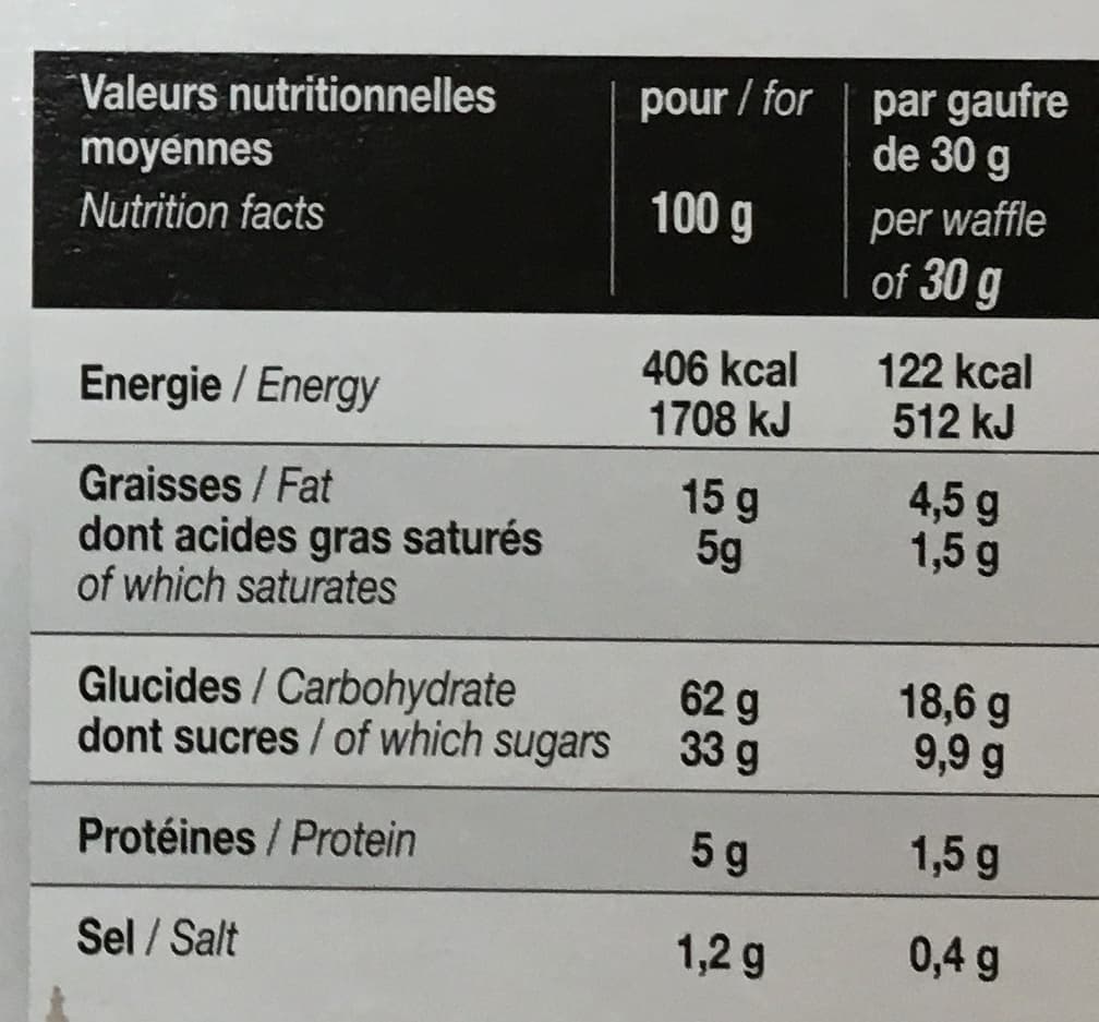 Trésors Gourmands La Gaufre du Nord fourrée arôme Spéculoos packshot
