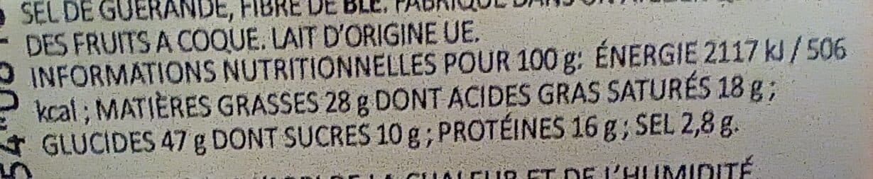 Open Food Facts Les gaufrettes aperitives au maroilles gratiné packshot