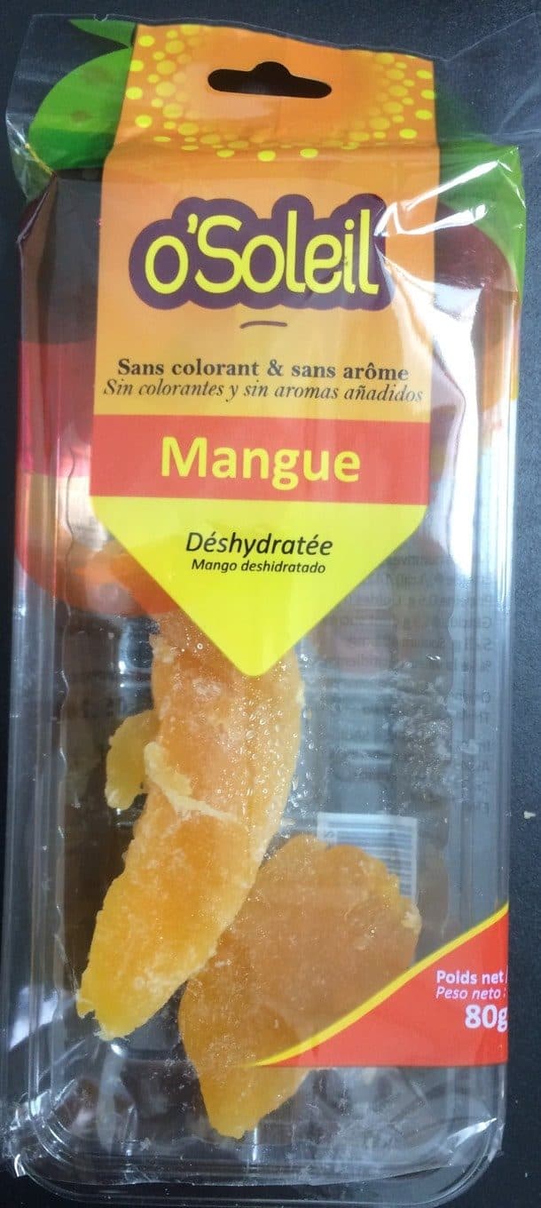 O'Soleil 80G Mangue Deshydratee O'soleil packshot