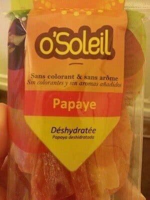 Bio soleil Papaye déshydratée packshot