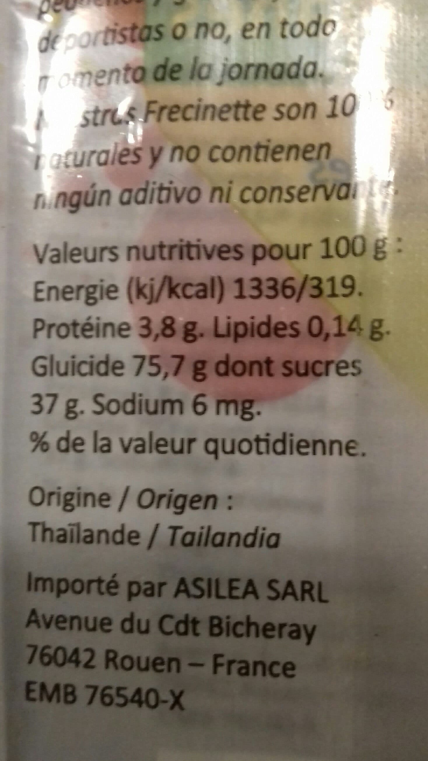 O’soleil 80G Petites Bananes Frécinettes Déshydratées O'soleil packshot
