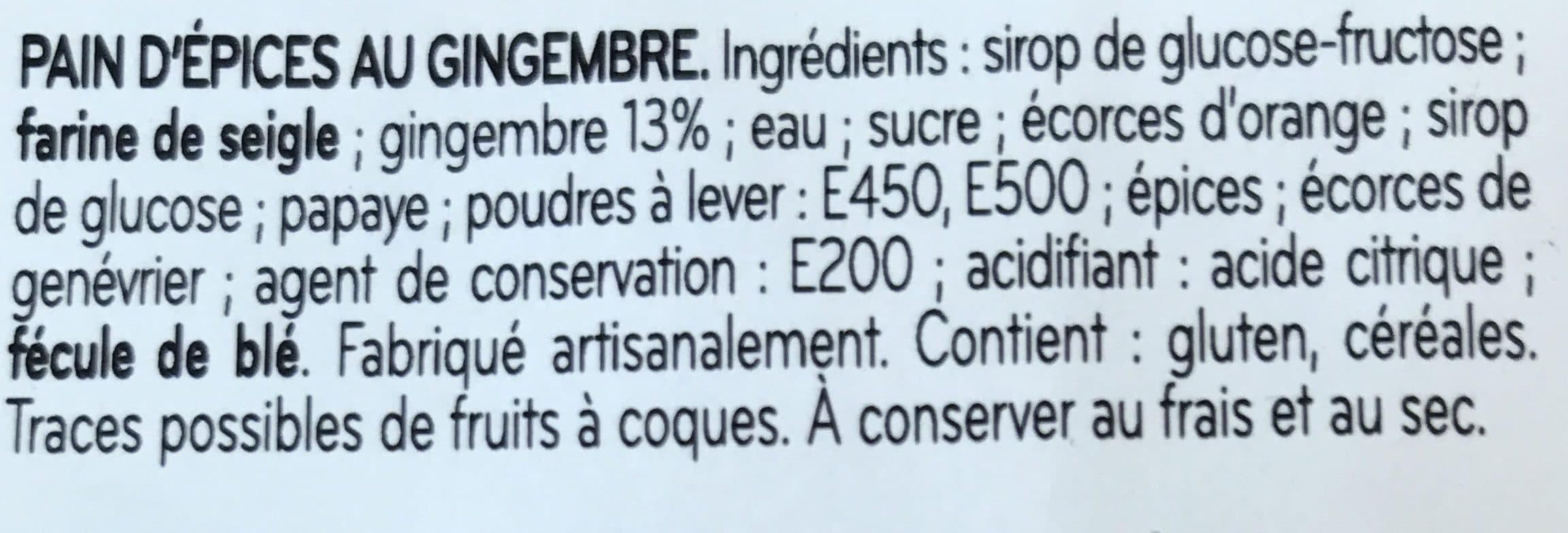 Palais Des Thes Pain d’épices au gingembre packshot