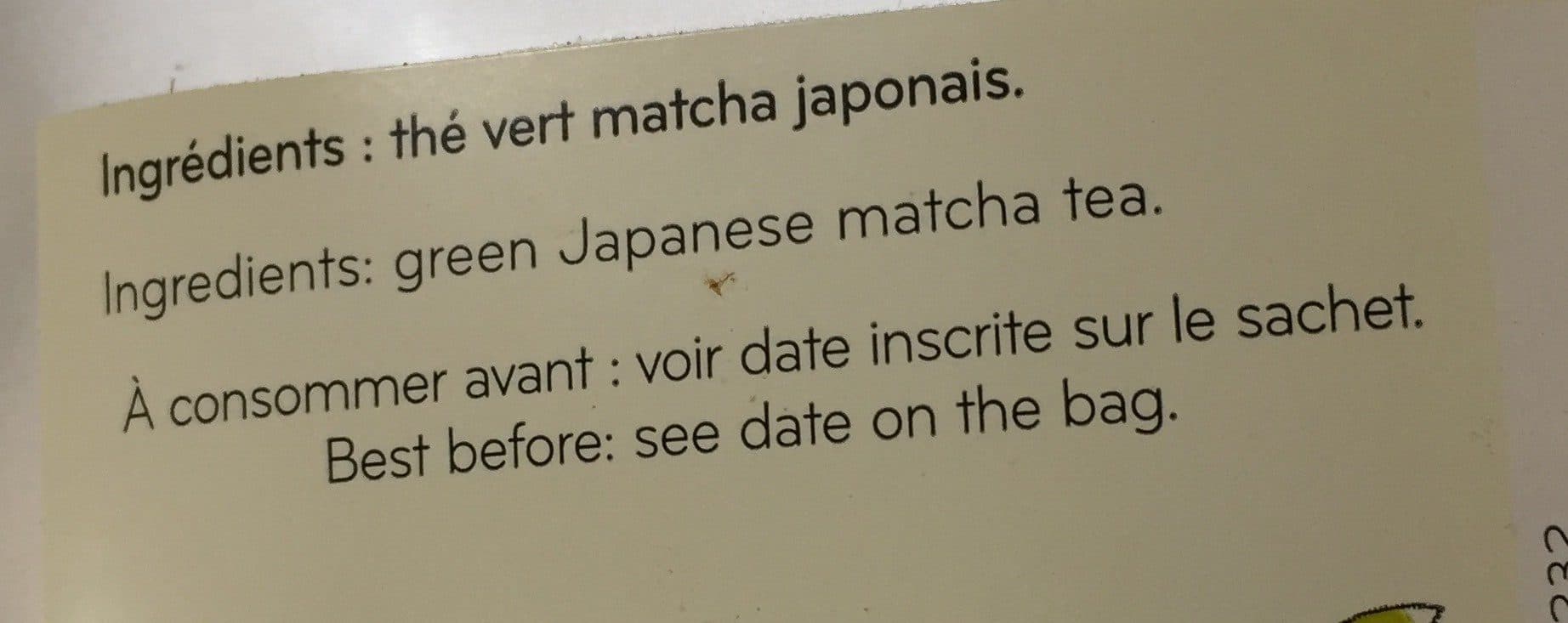 Palais des Thés Matcha packshot