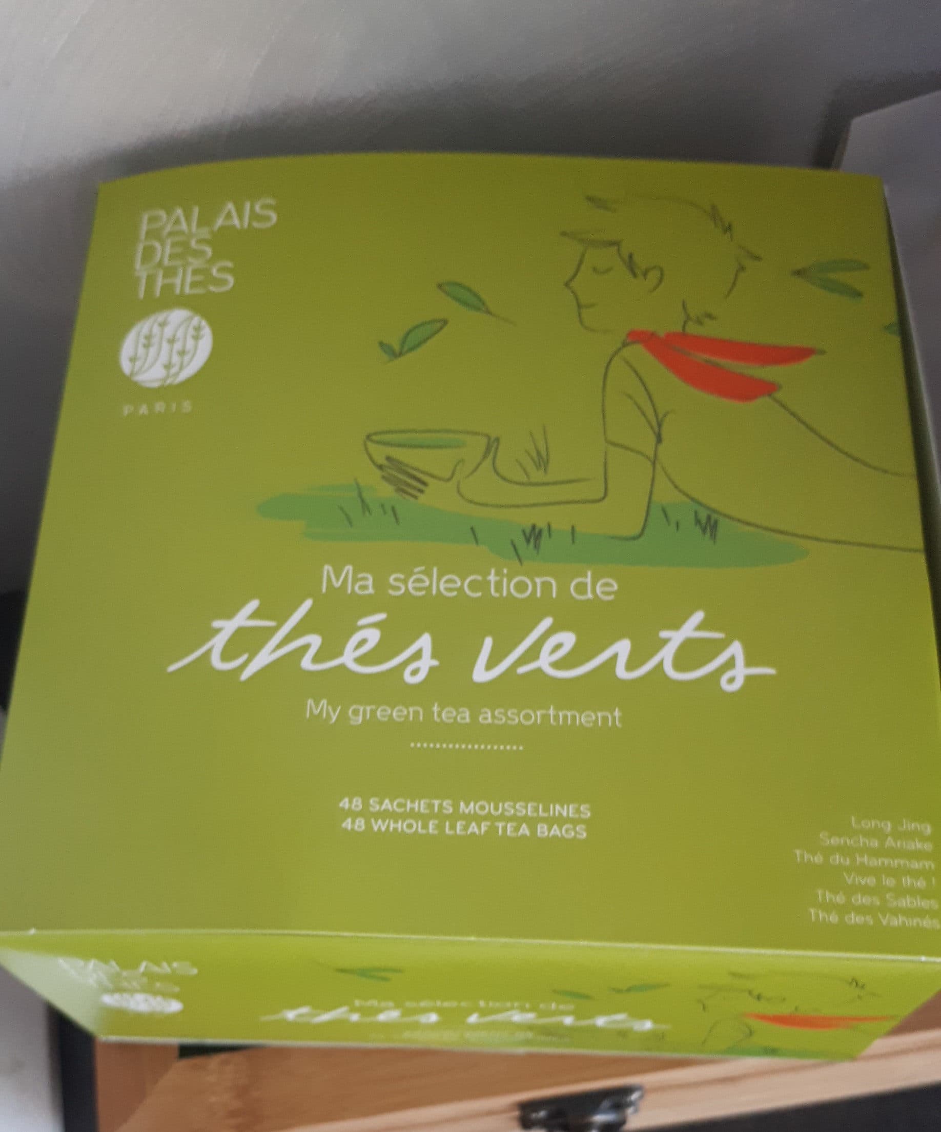 Palais des Thés Ma sélection des thés verts, assortiment de 48 mousselines packshot