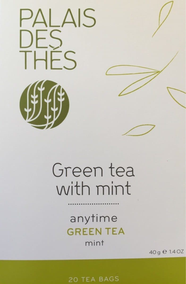 Palais des Thés Palais Des Thes Green Tea With Mint 20 Tea Bags 40G / 1.4oz packshot