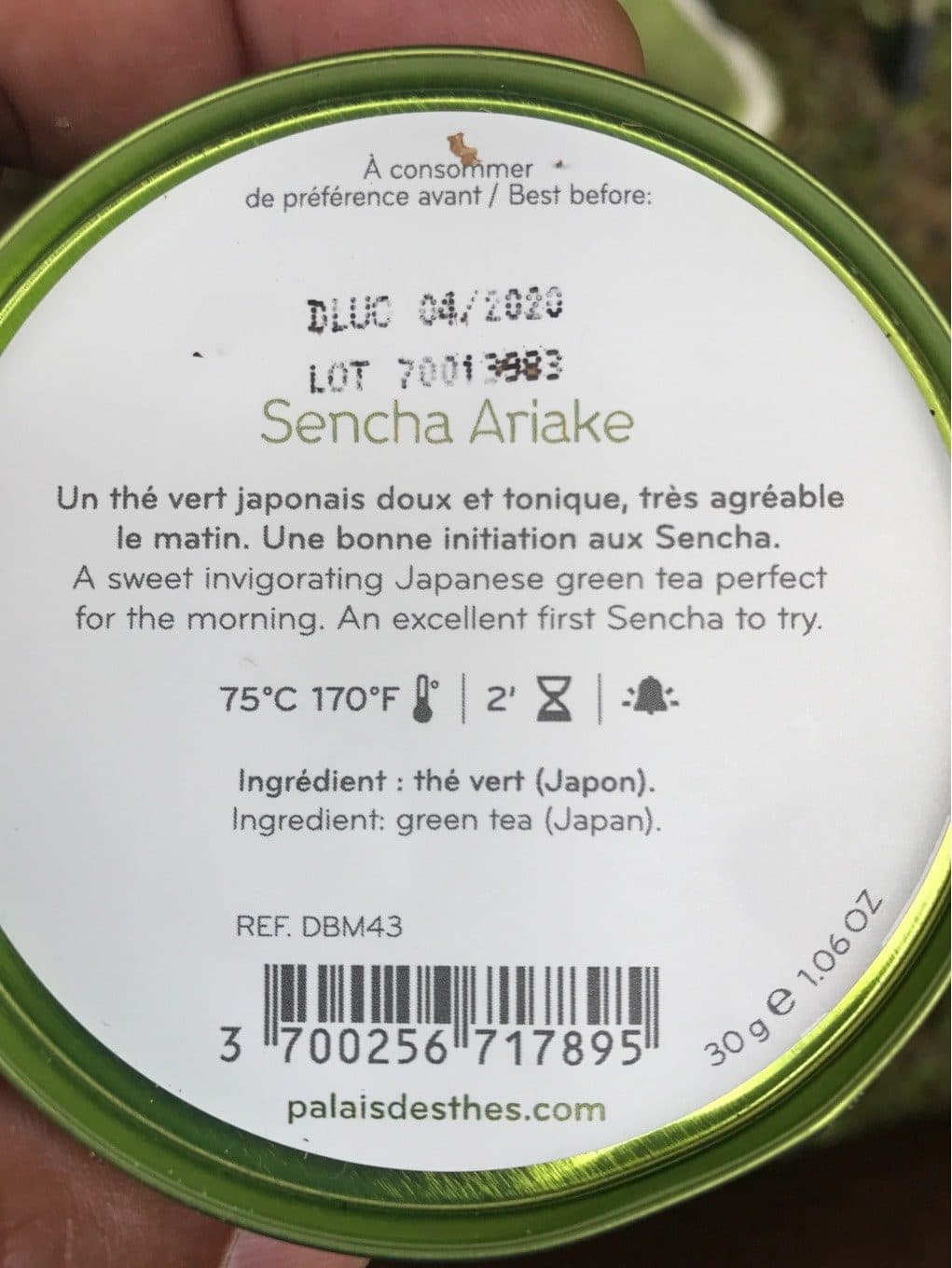 Palais Des Thes Sencha Ariake packshot