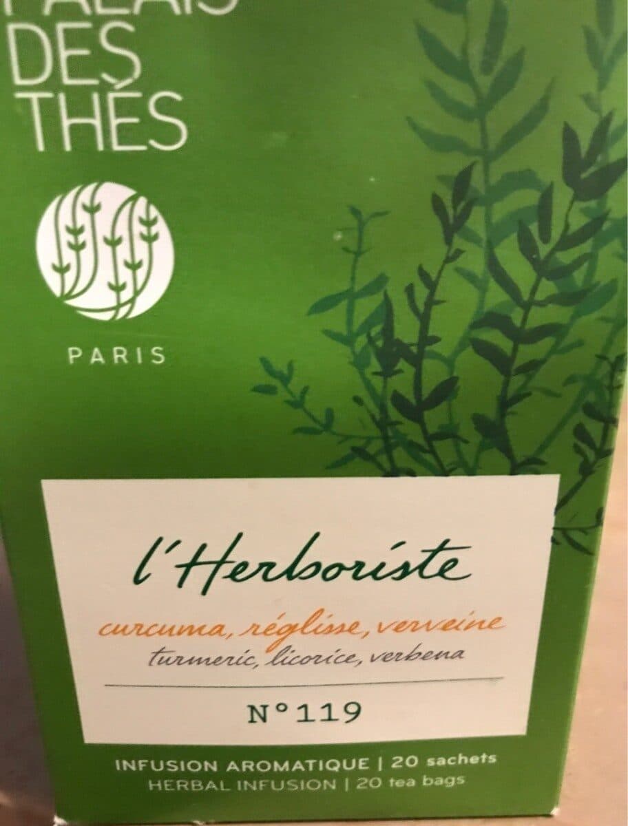 Palais des Thés L'Herboriste n•119 packshot