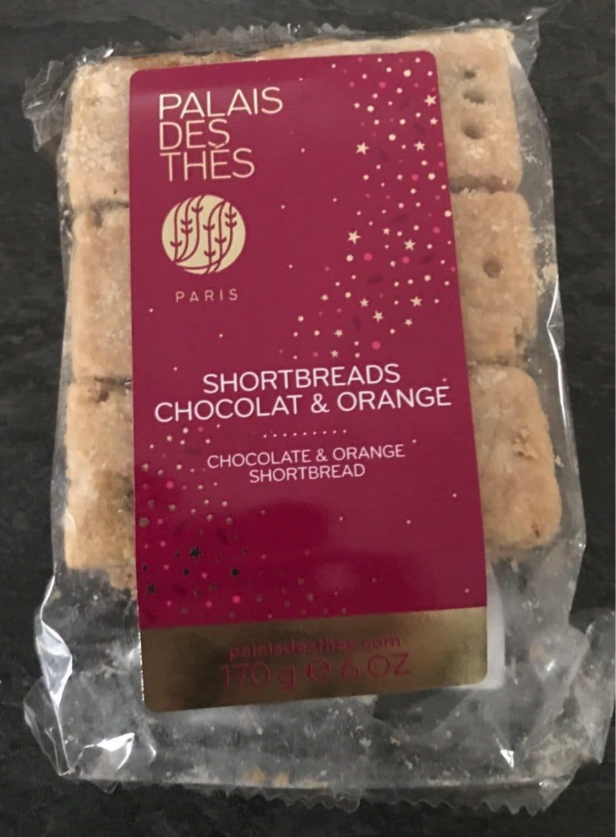 Palais des Thés Shortbreads chocolat & orange packshot