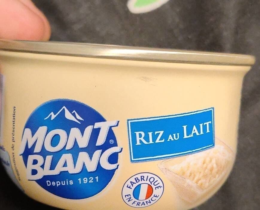 Mont Blanc Riz au lait packshot