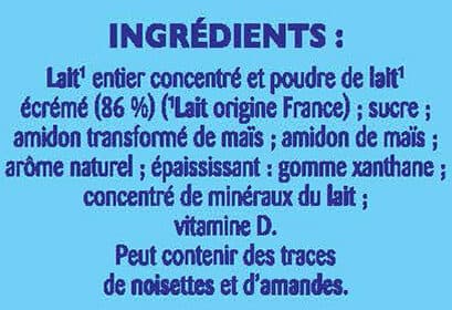 Mont Blanc Récré O'lé saveur vanille packshot