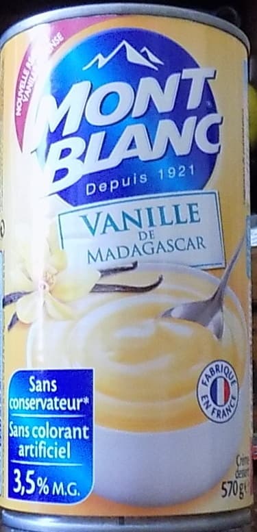 Mont Blanc Vanille de Madagascar (3,5 % MG) packshot
