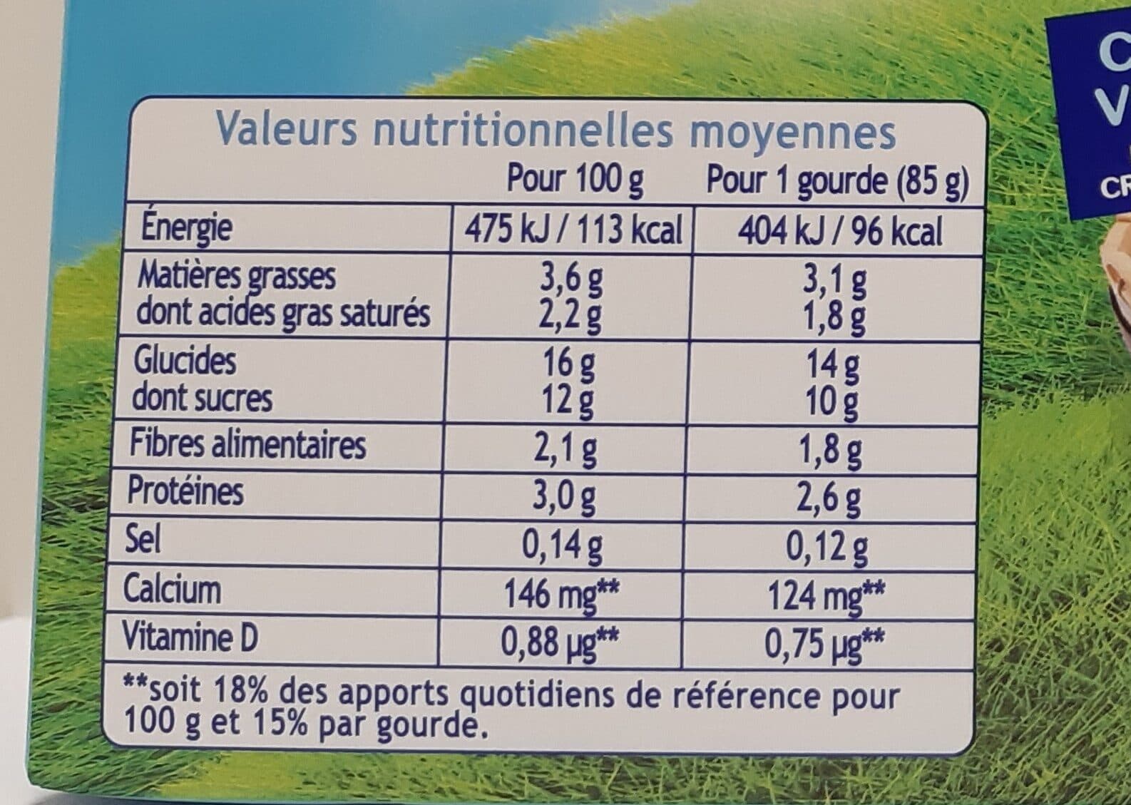 Goûter laitier RÉCRÉ O'LÉ Goûter laitier Gourdes Chocolat 12x85g packshot