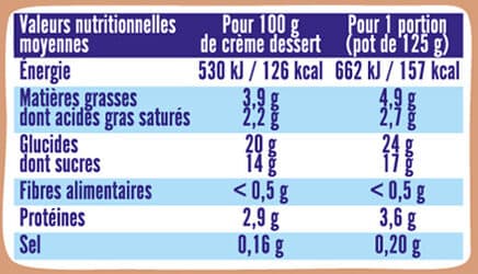 Mont Blanc MONT BLANC Crème dessert Coupelles Praliné 4x125g packshot