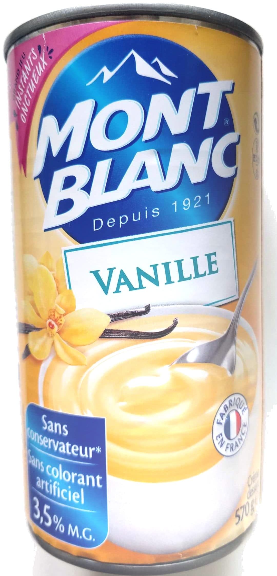 Mont Blanc Crème dessert Vanille packshot