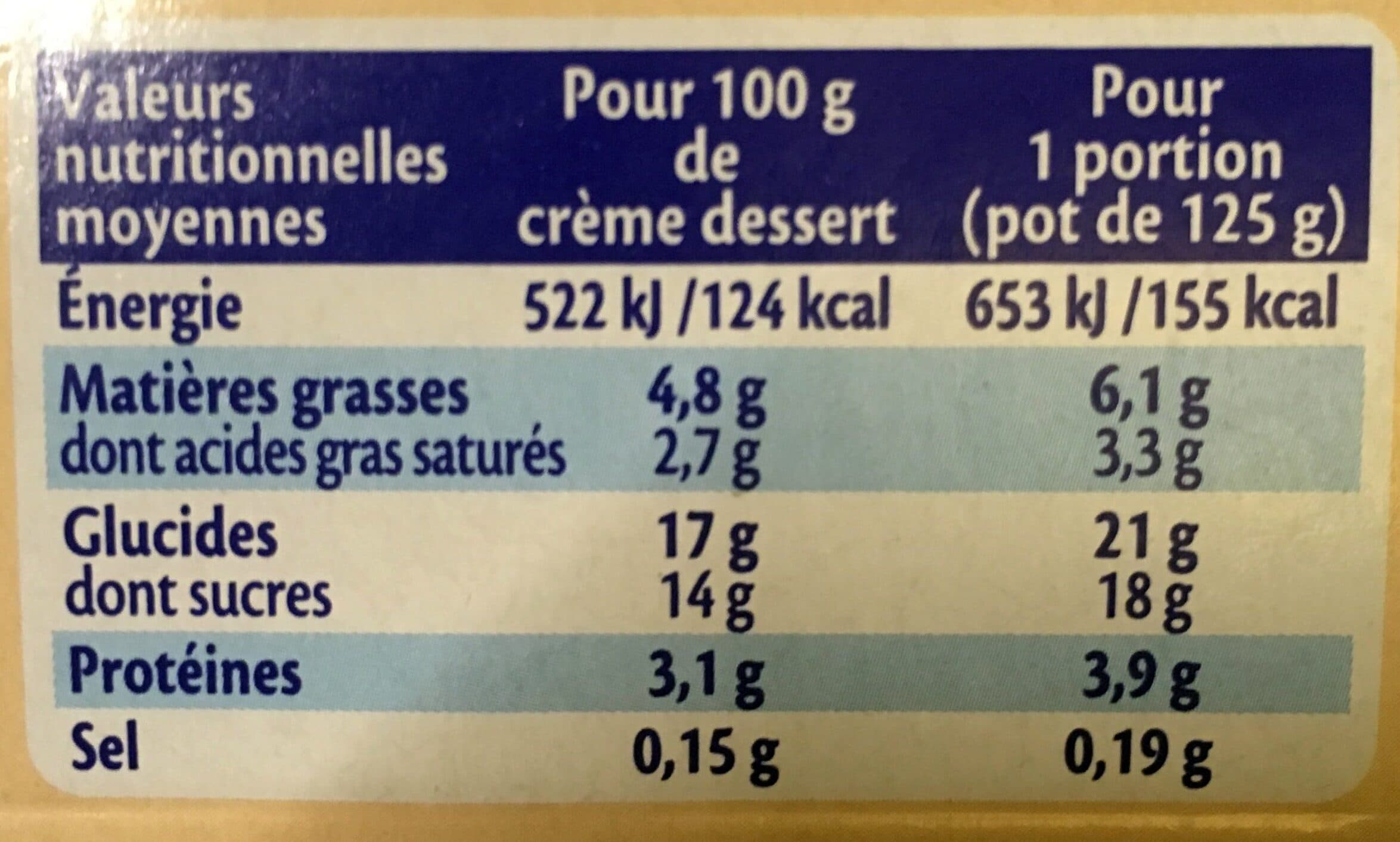 Mont Blanc Crème dessert au chocolat blanc et aux noisettes packshot