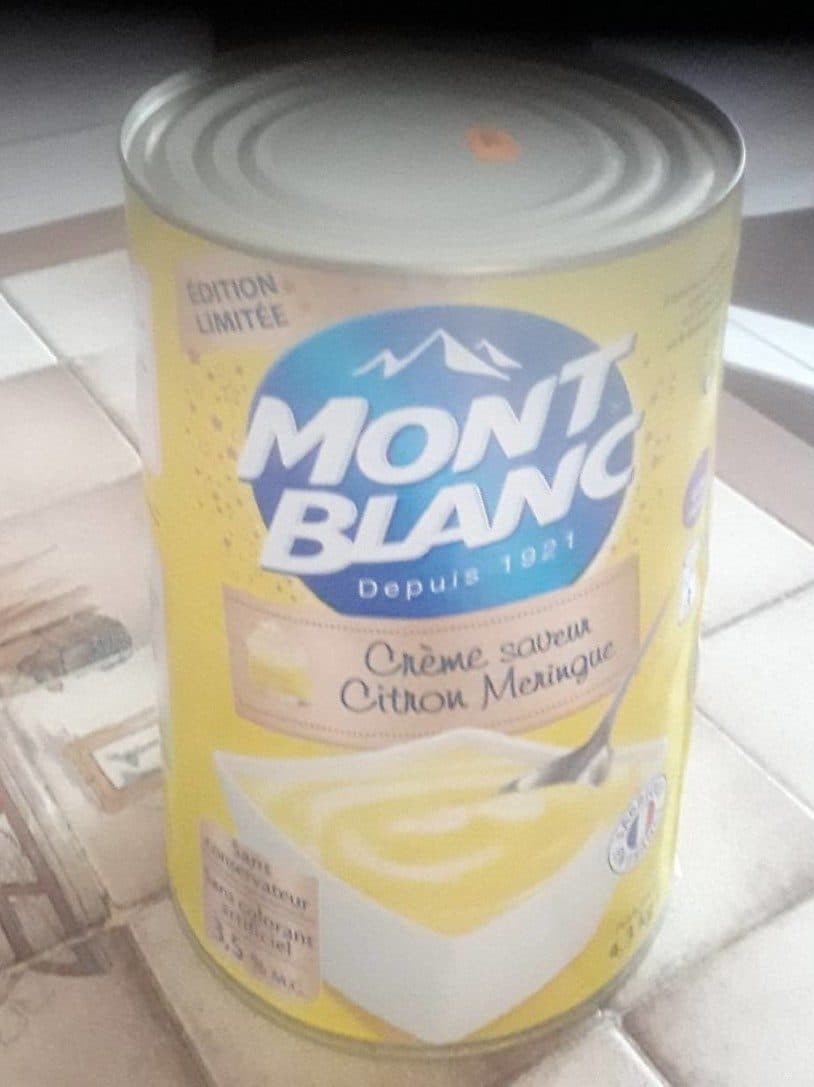 Mont Blanc Crème citron meringue packshot