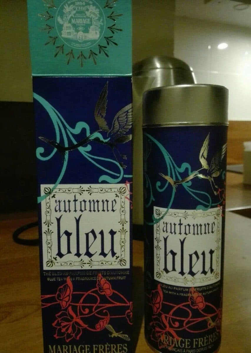 Mariage Frères Automne bleu packshot