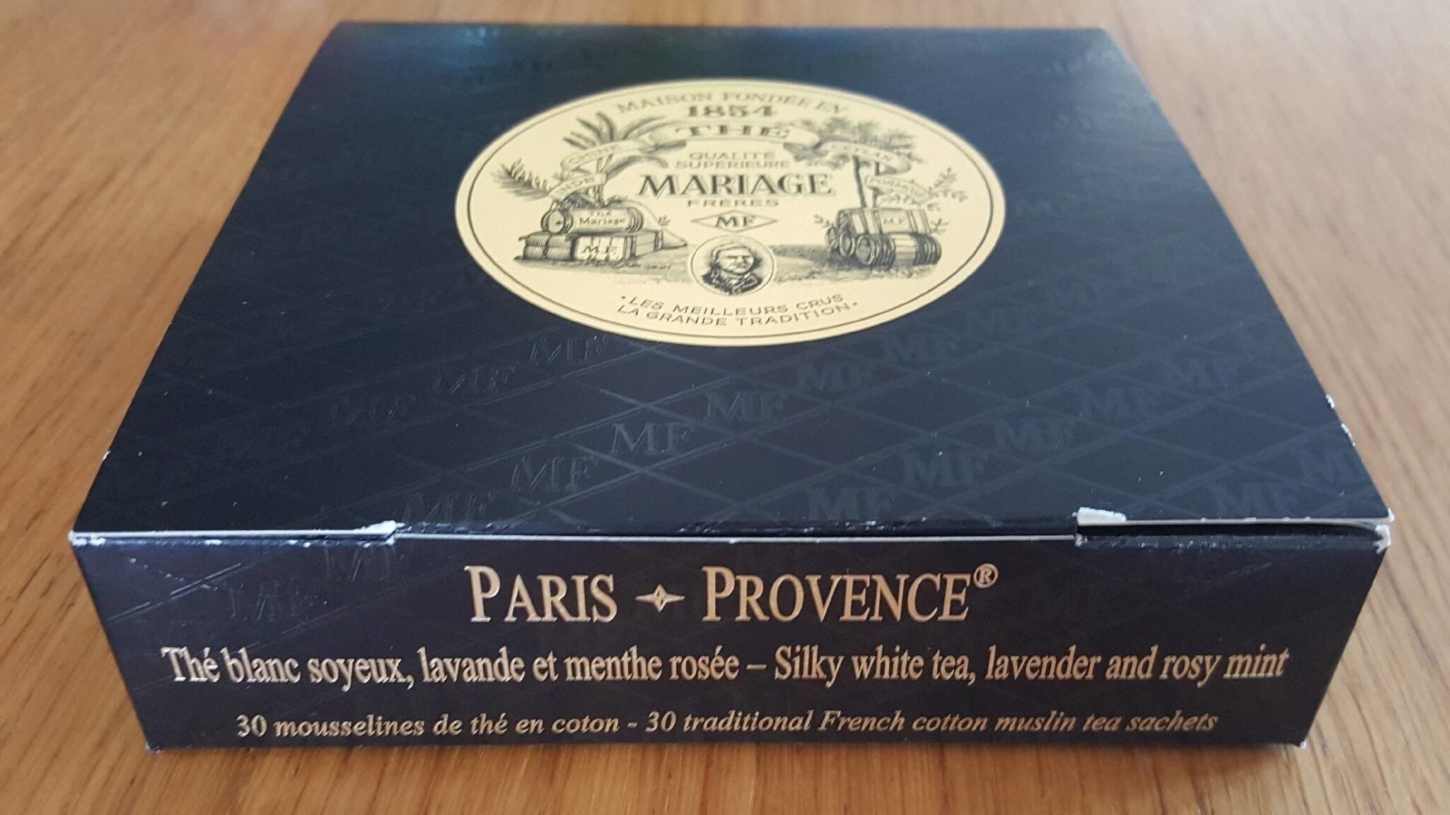 Mariage Frères Paris Provence packshot