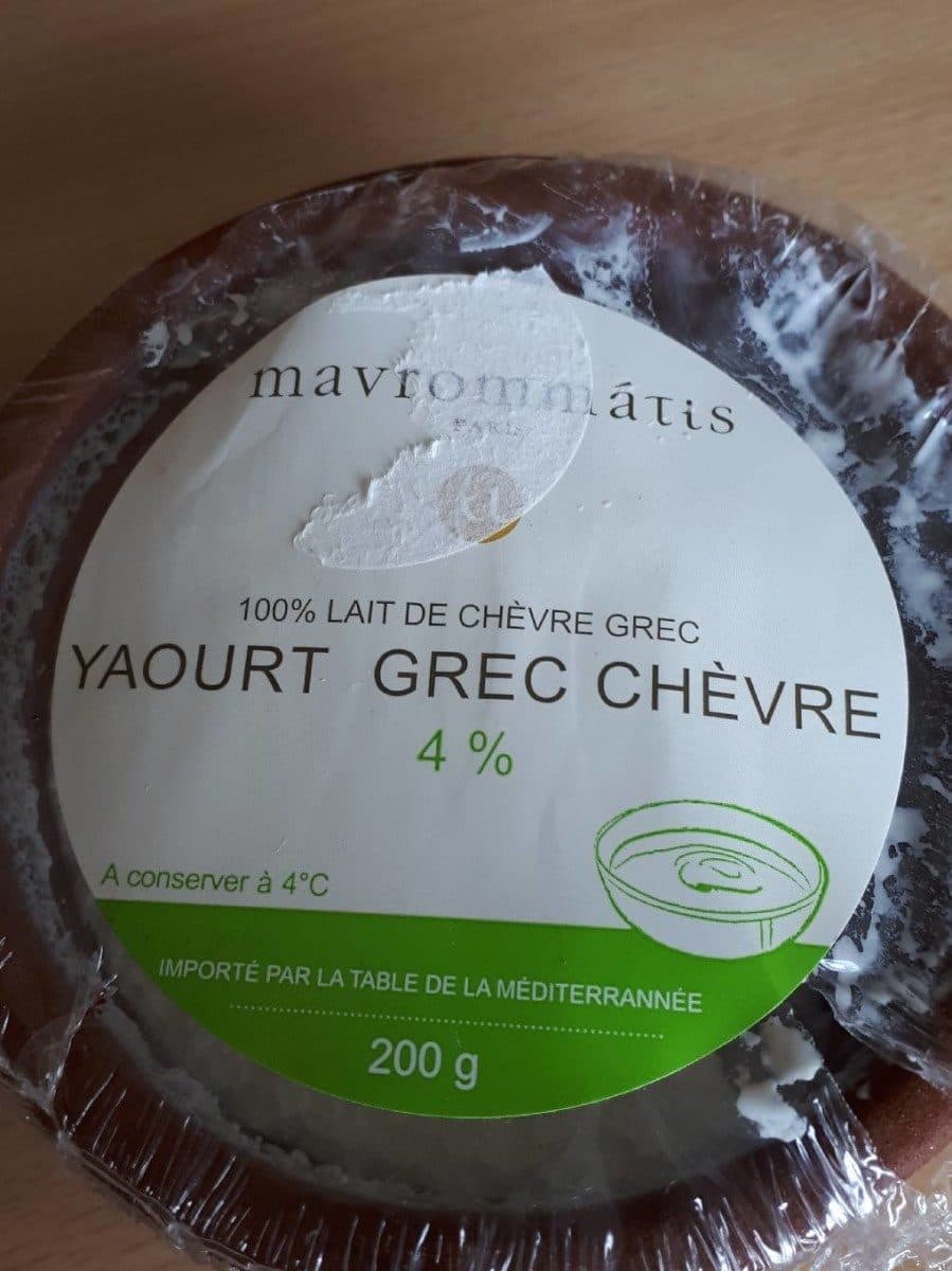 Open Food Facts Yaourt grec chèvre 4%MG packshot