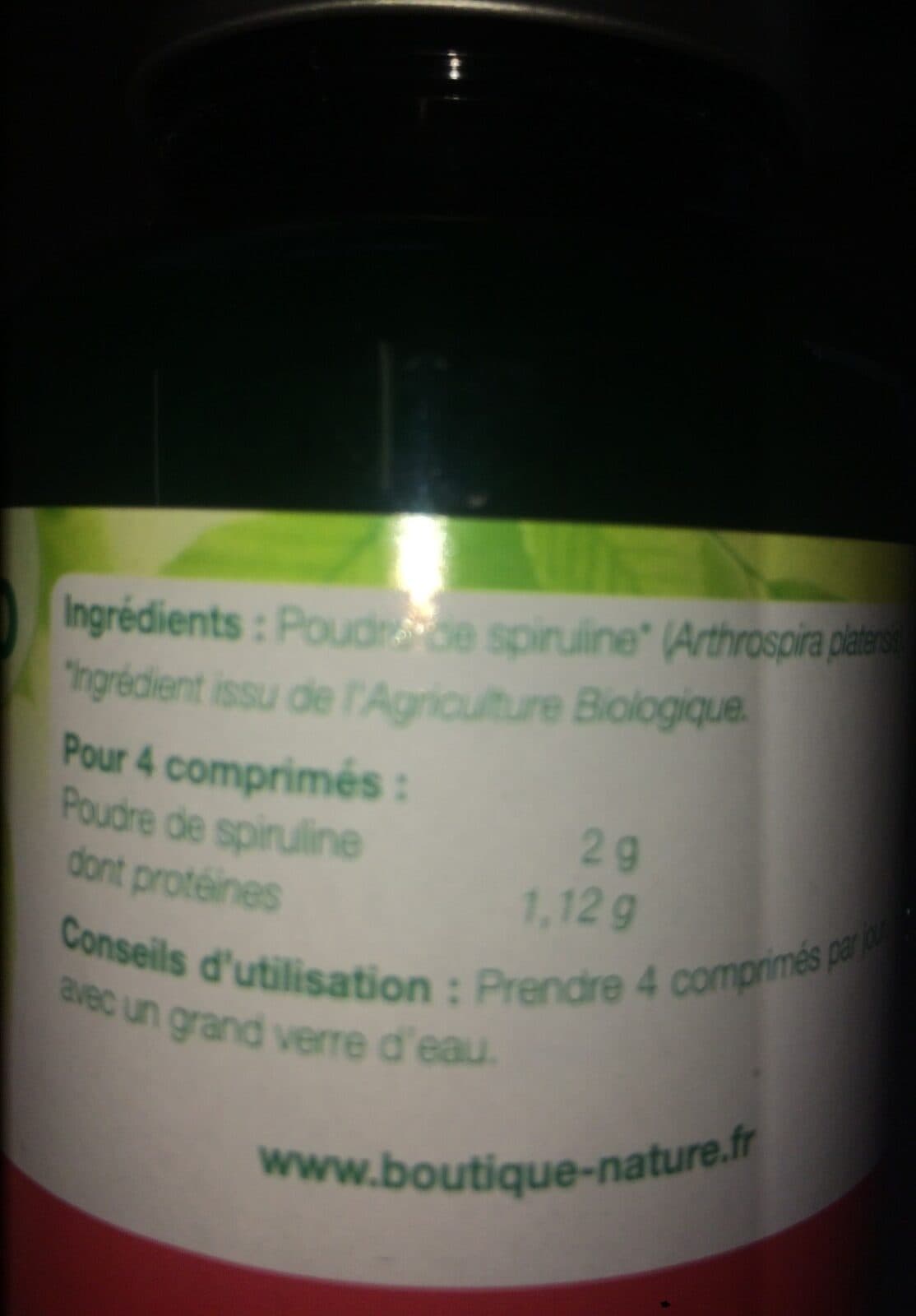 Api-Nature Spiruline packshot