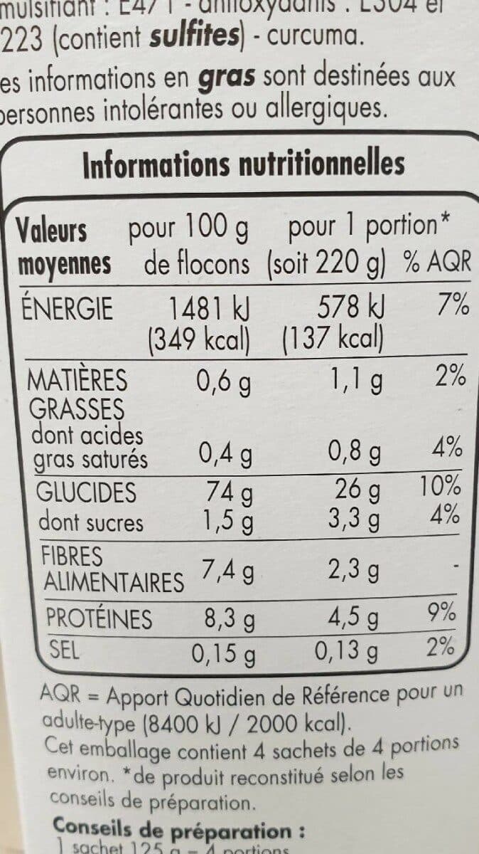 Tous les jours Purée de Pommes de Terre packshot