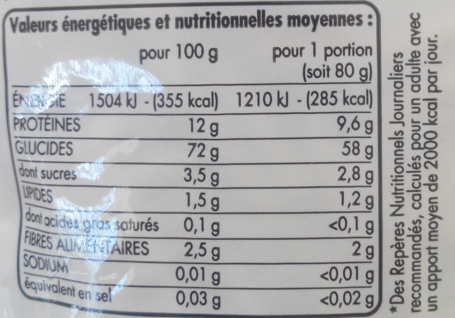 Tous les jours Macaroni coupés packshot