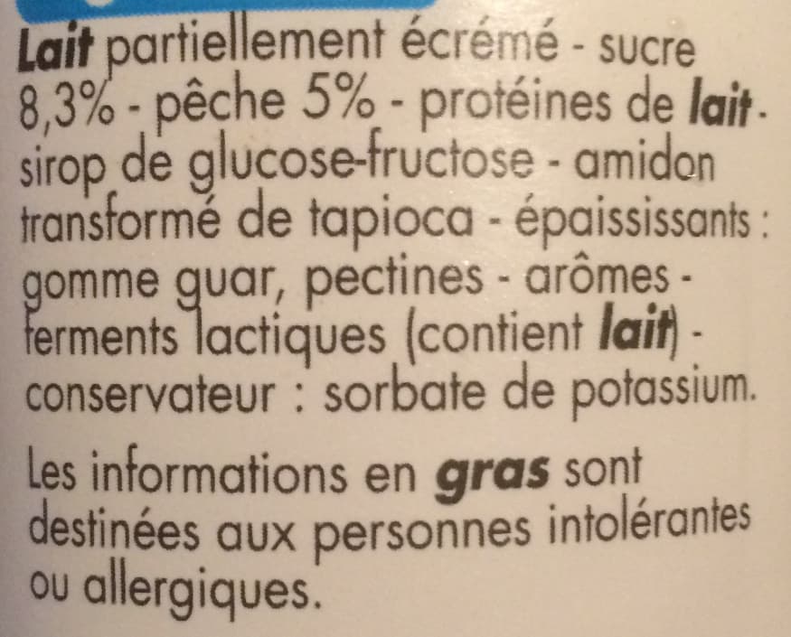 Groupe Casino Yaourts aux Fruits - Pêche packshot