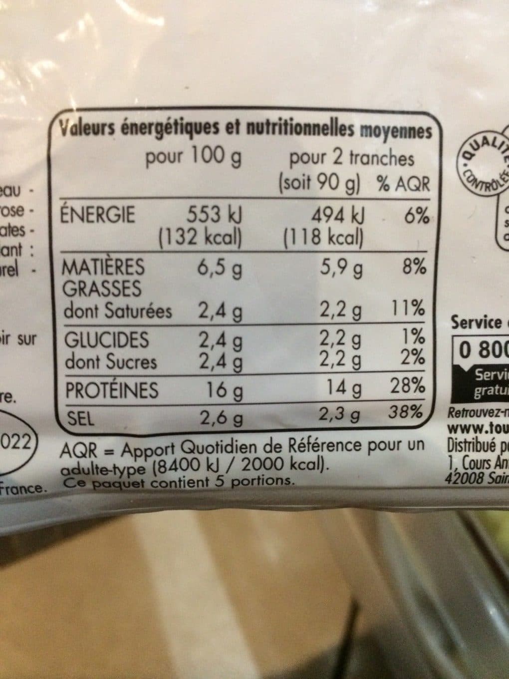 Tous les jours Epaule cuite standard packshot