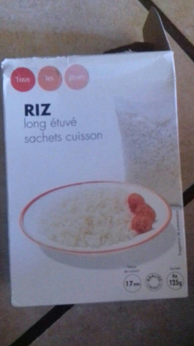 Tous les jours Riz long étuvé sachets cuisson packshot
