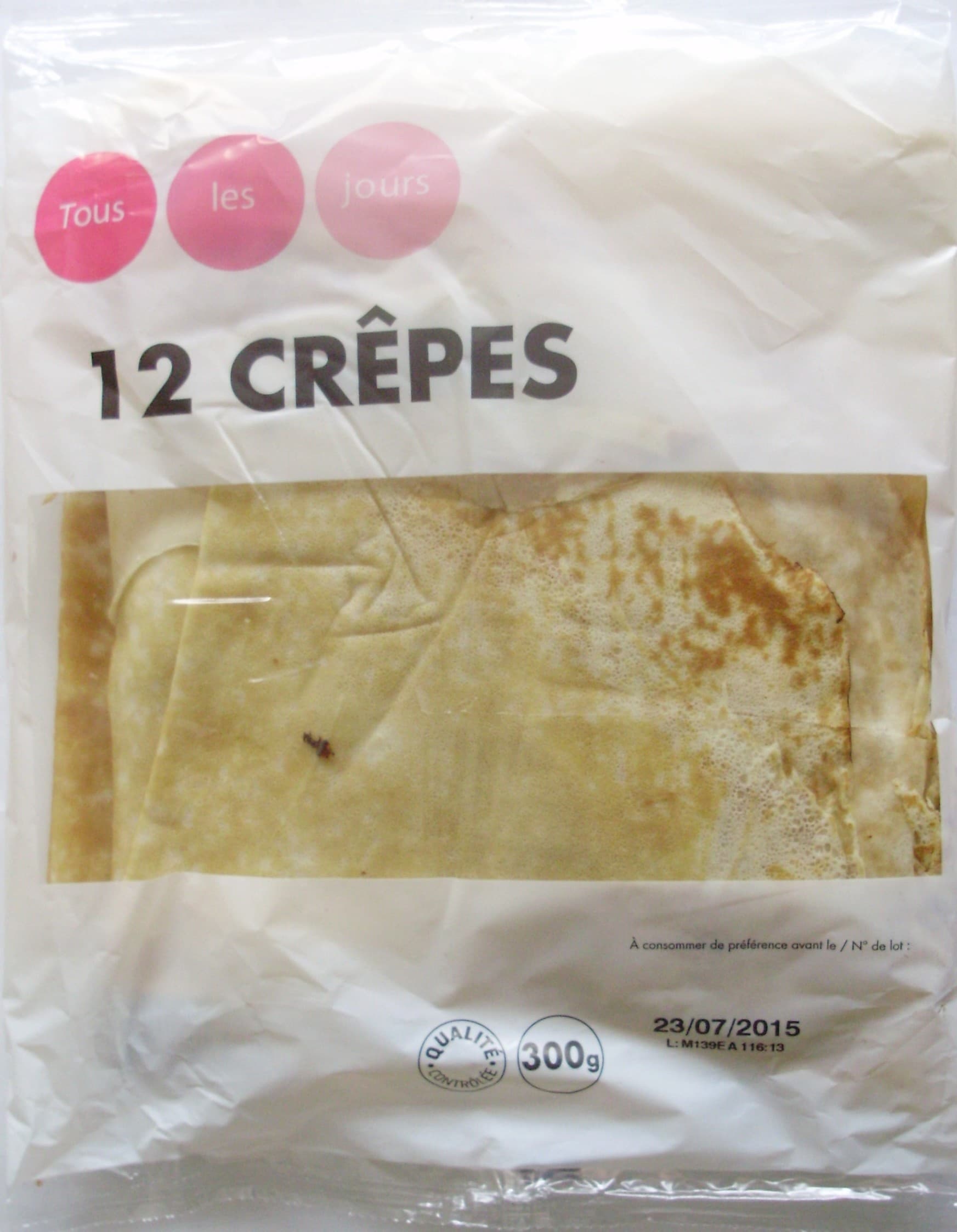Tous les jours 12 Crêpes packshot