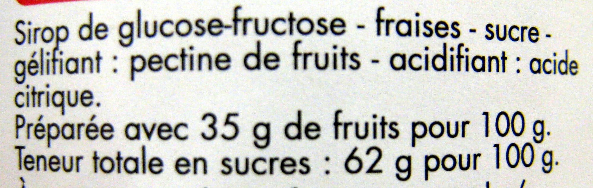 Tous les jours Confiture Fraise packshot