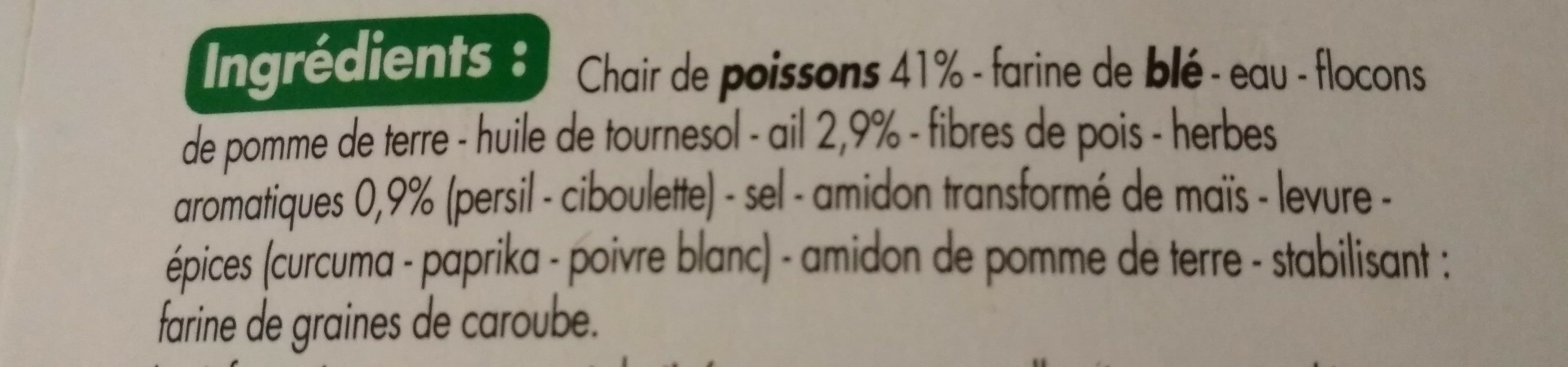 TLJ 20 croquettes de poissons ail et fines herbes surgelées packshot