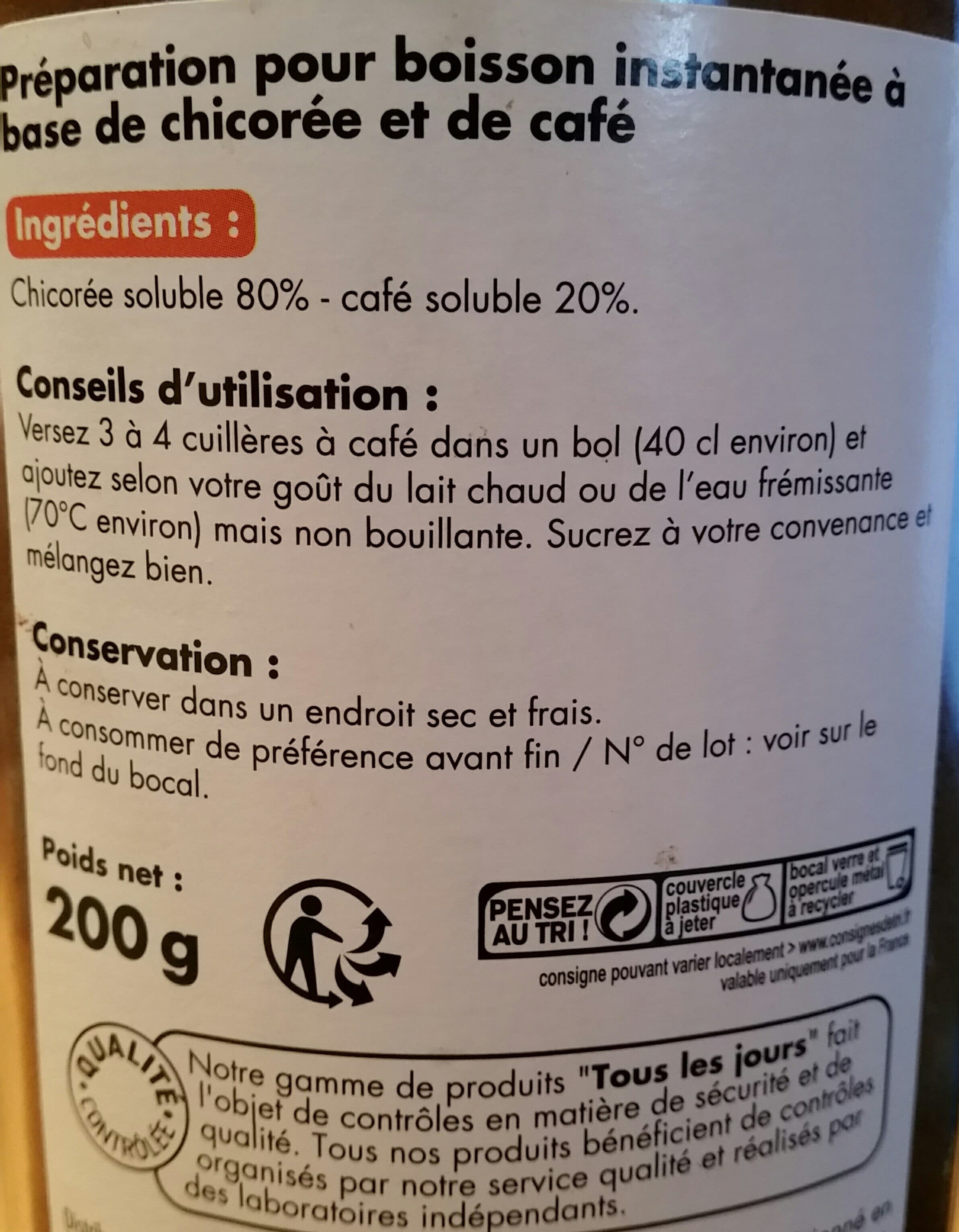 TLJ Chicorée café solubles packshot
