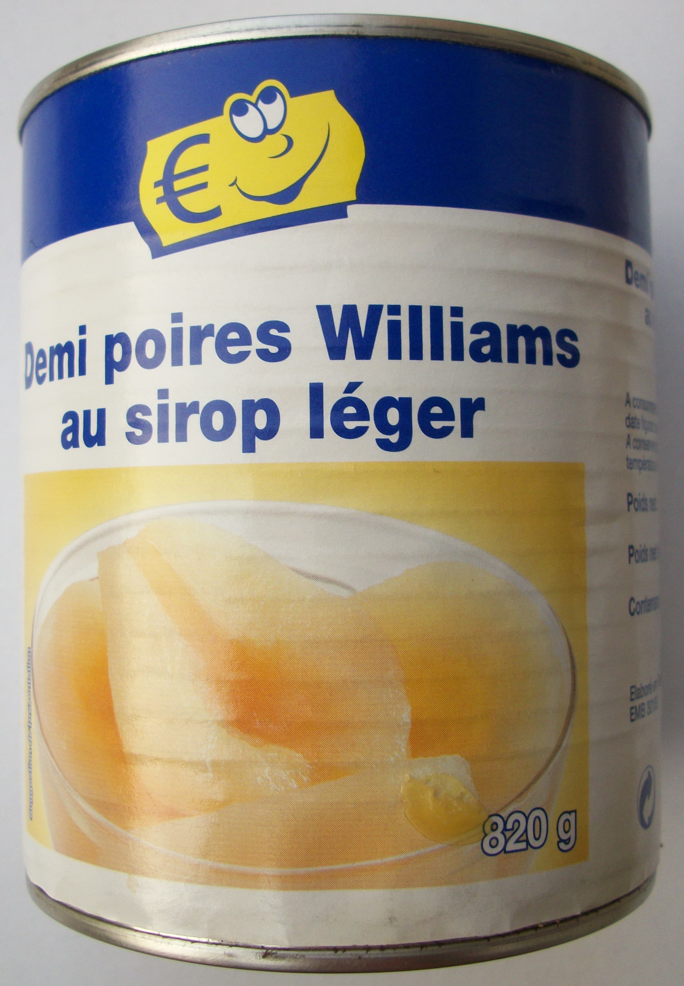 Tous les jours Demi poires au sirop léger packshot