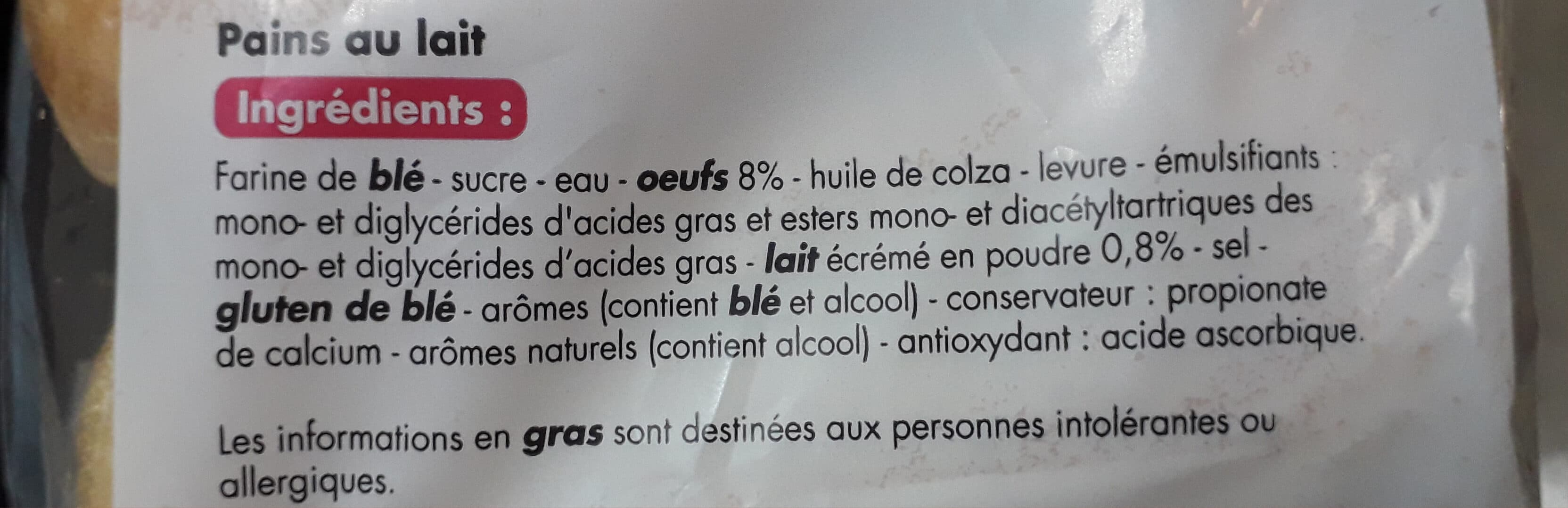 Tous les jours 10 Pains au lait packshot