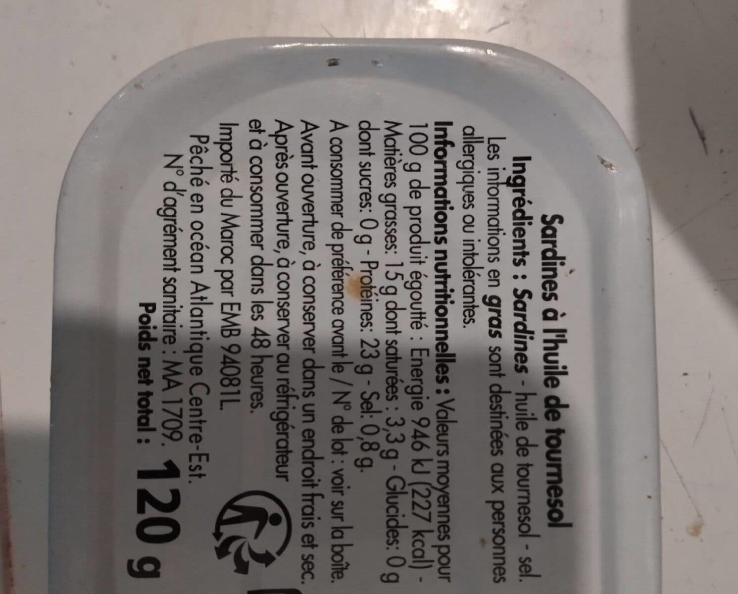 Casino Sardines à l'huile de tournesol packshot