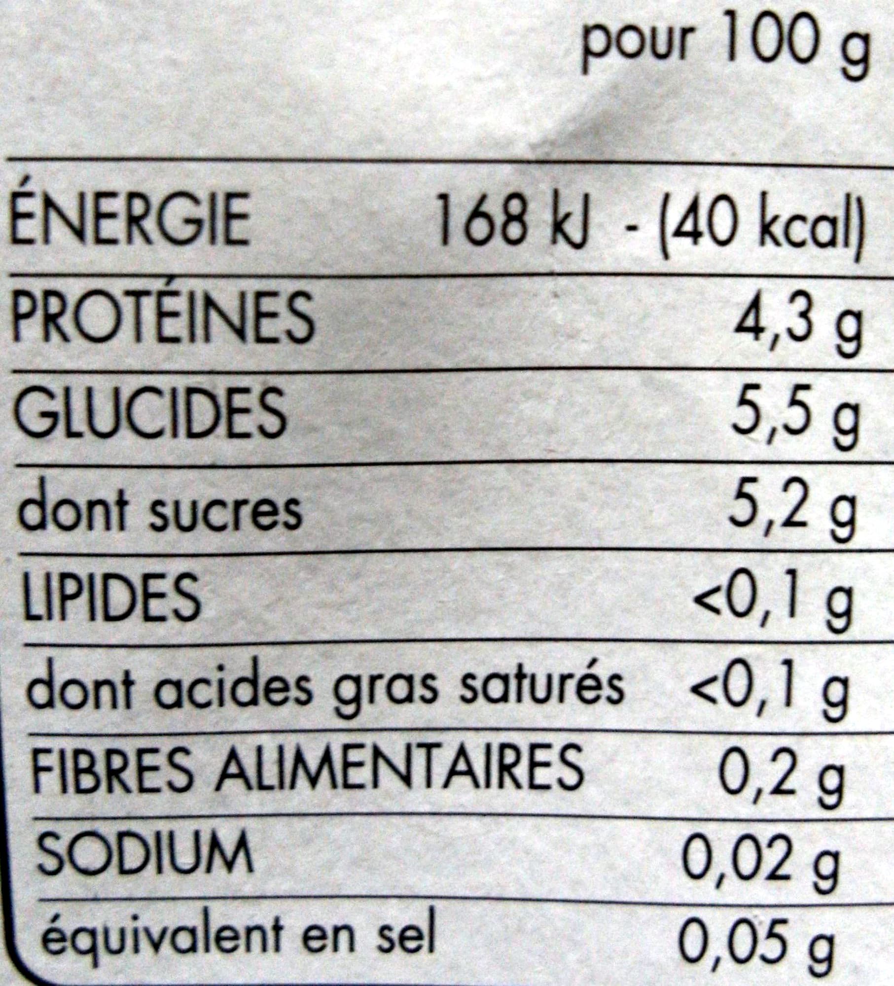 Groupe Casino Spécialités laitières aux fruits (0 % MG) Fraise, Fruits rouges, Abricot, Pêche (x 8) packshot
