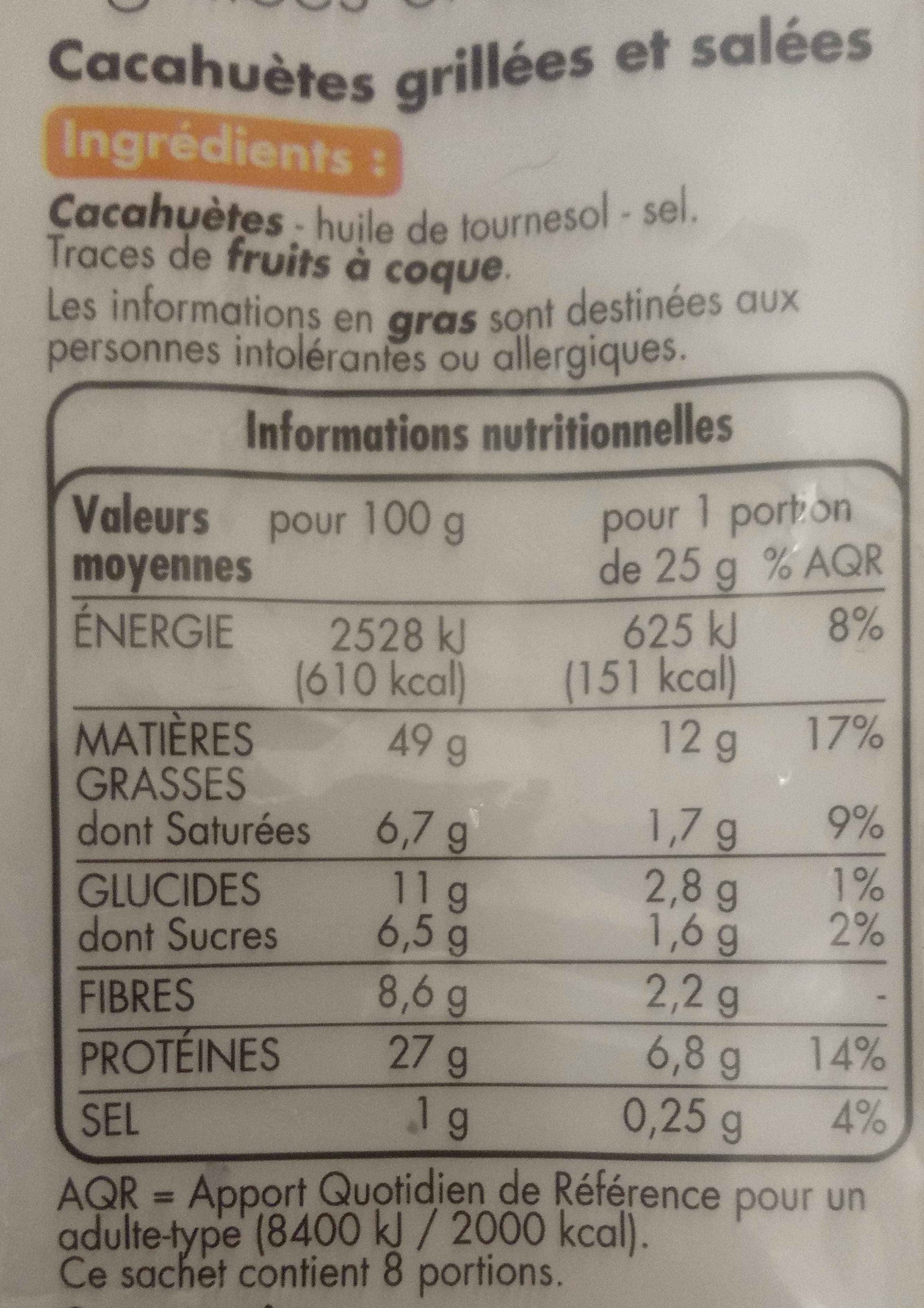 TLJ Cacahuètes grillées et salées packshot