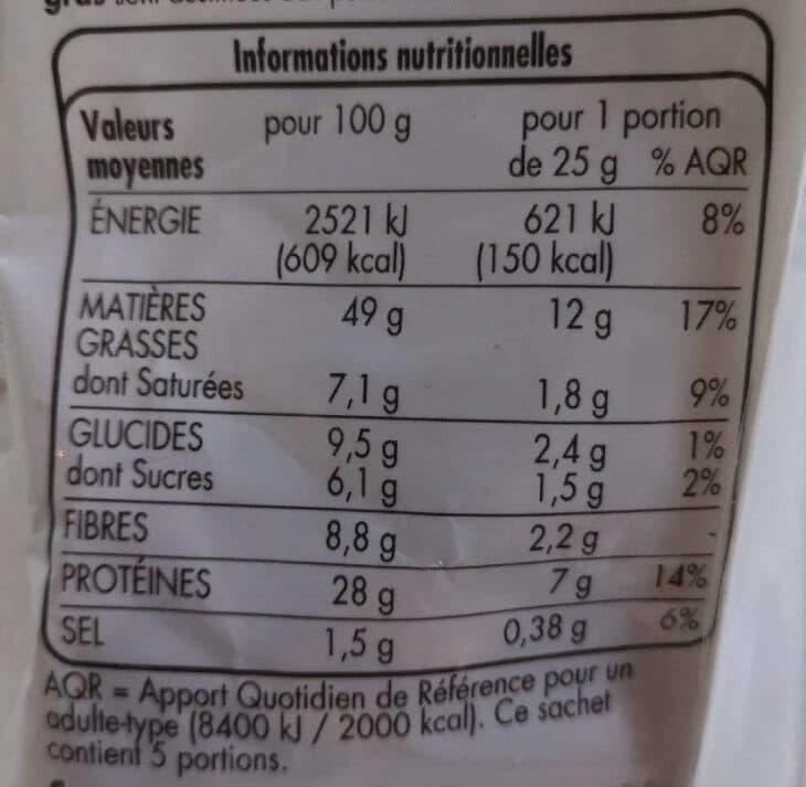 Tous les jours Cacahuètes grillées à sec packshot